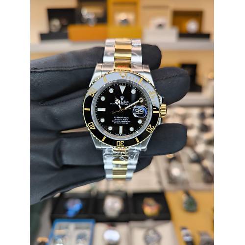 SUBMARNER DATE OTOMATK GOLD-GM  SYAH