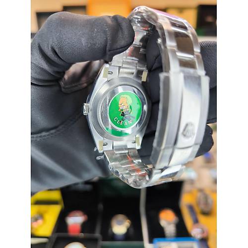 DATEJUST 41 RHODIUM CLEAN FACTORY 126334