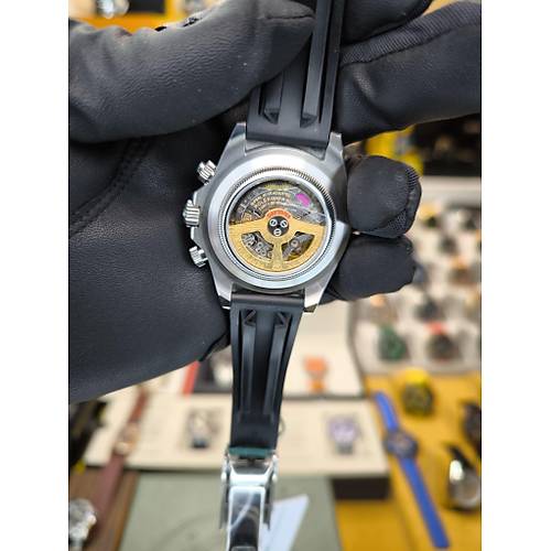 DAYTONA COSMOGRAPH  METEORIT KADRAN TRANSPARAN KAPAK OTOMAT�K