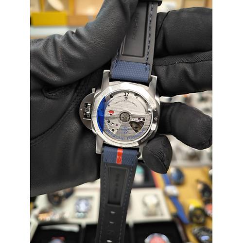 PANERAI LUMINOR QUARANTA LUNA ROSSA BITEMPO PAM01404 GMT ETA SAAT