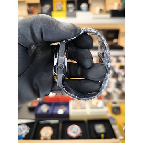 ROYAL OAK OPENWORKED SKELETON SYAH