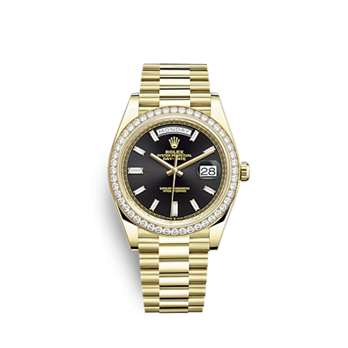 DAY DATE OTOMATK GOLD SYAH