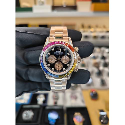 DAYTONA COSMOGRAPH RAINBOW TRANSPARAN KAPAK OTOMATK REPLKA SAAT