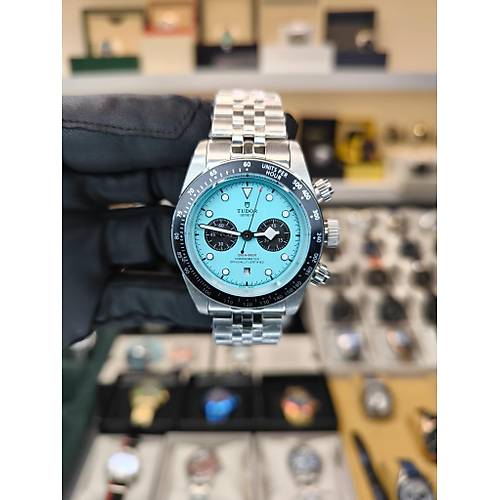 TUDOR BLACK BAY FLAMINGO BLUE JUBILEE OTOMATK REPLKA SAAT