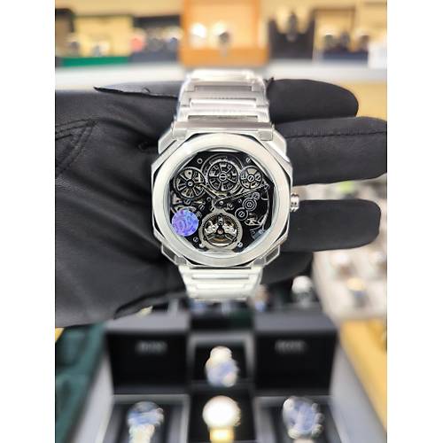 BVLGARI OCTO FINISSIMO TOURBILLON OTOMAT�K REPL�KA SAAT