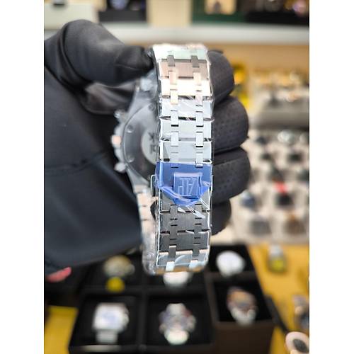 ROYAL OAK CRONOGRAPH SILVER PANDA REPLKA SAAT