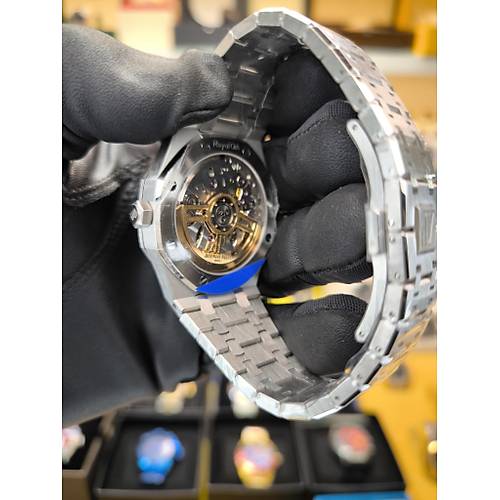 ROYAL OAK 15500ST BLUE DIAL ETA SAAT