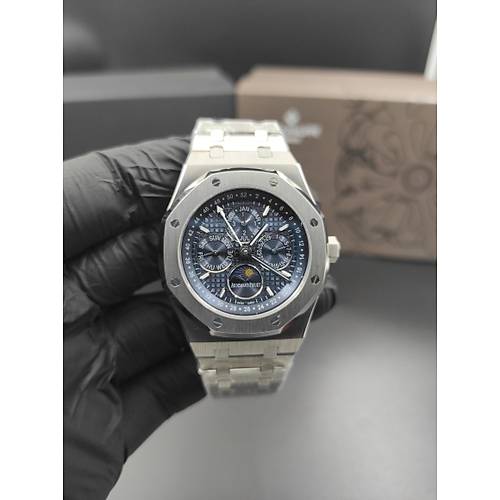 ROYAL OAK PERPETUAL CALENDER SILVER
