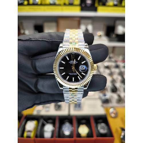 DATEJUST OTOMAT�K G�M�� GOLD S�YAH
