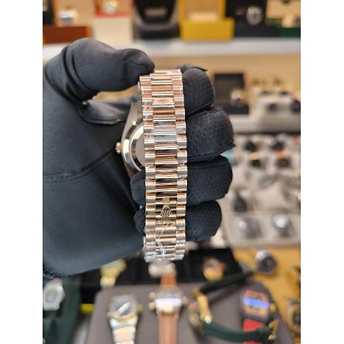 ROLEX Day-Date 40mm Brown Dial 18K Alt�n Kaplama 228235 ETA SAAT