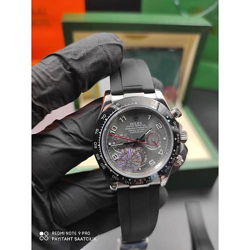 COSMOGRAPH DAYTONA OTOMATK GM SYAH