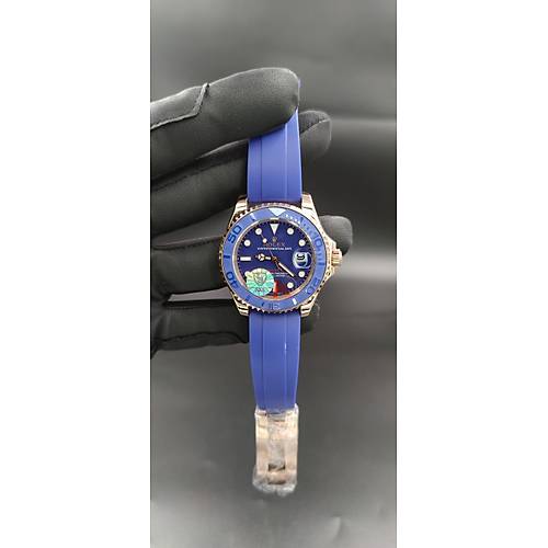 YACHT-MASTER OTOMATK ROSE LACVERT