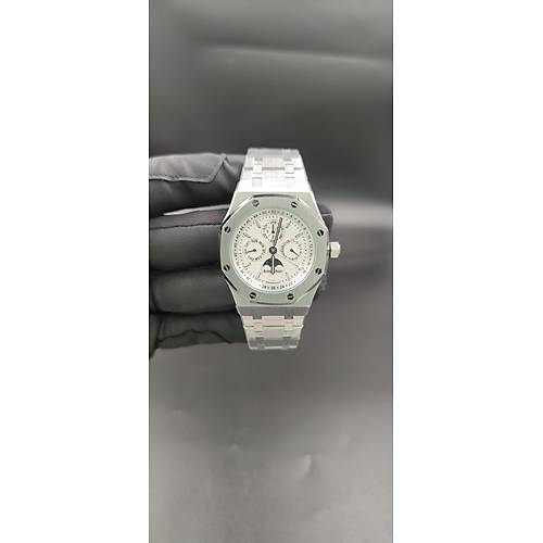 ROYAL OAK PERPETUAL CALENDER SILVER