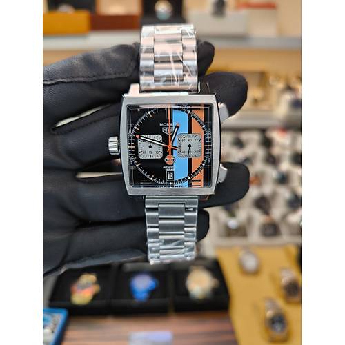 MONACO X GULF CRONOGRAPH REPL�KA SAAT