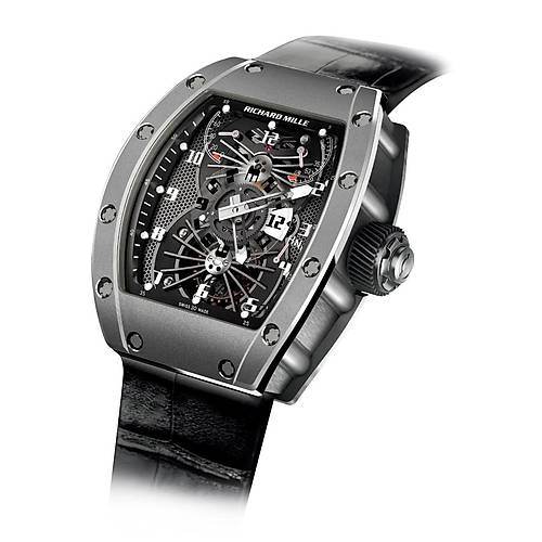RM 022 Manual Winding Tourbillon Aerodyne Dual Time Zone