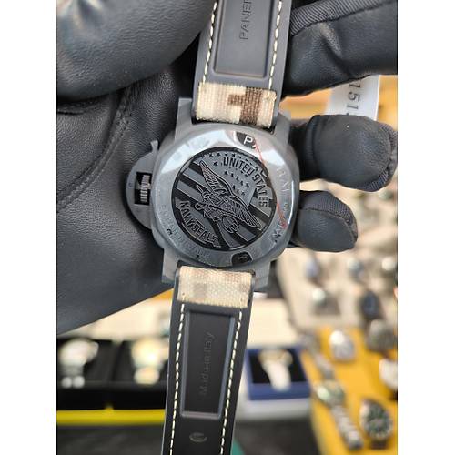 PANERAI SUBMERSIBLE GMT NAVY SEALS PAM01669 ETA SAAT