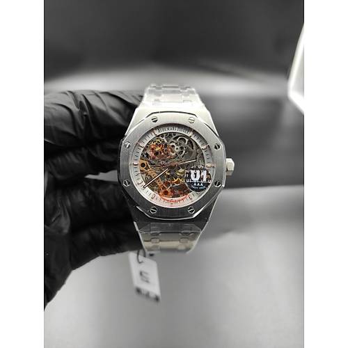 ROYAL OAK OPENWORKED SKELETON SILVER