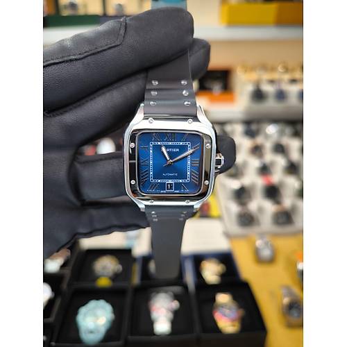 SANTOS DE CARTIER OTOMATK REPLKA SAAT