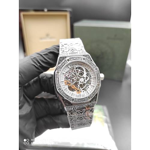 ROYAL OAK OPENWORKED SKELETON SILVER