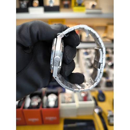 ROYAL OAK OPENWORKED SKELETON SILVER