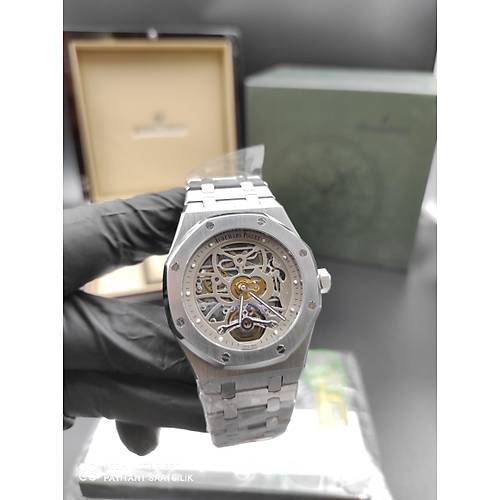 ROYAL OAK OPENWORKED SKELETON SILVER