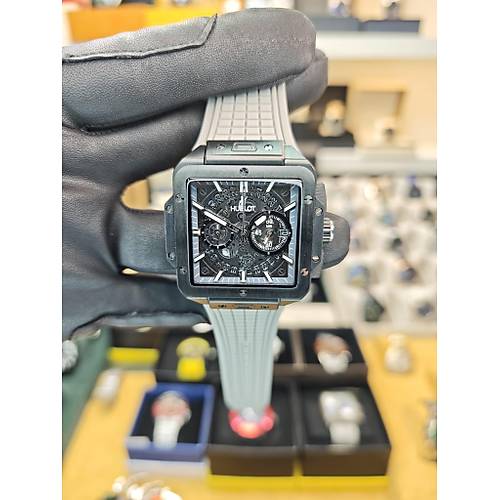 HUBLOT SQUARE BANG UNICO CHRONOGRAPH REPLKA SAAT