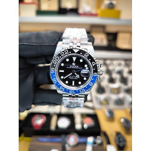 GMT-MASTER II BATGIRL/BATMAN JUBILEE 126710BLNR CLEAN FACTORY ETA SAAT