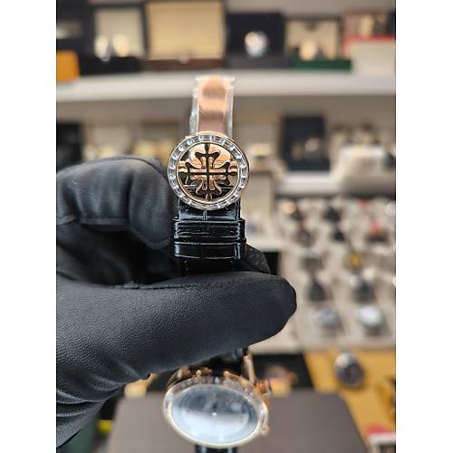 PATEK PHILIPPE CELESTIAL 6104R SKYMOON BAGUETTE DIAMOND ETA SAAT