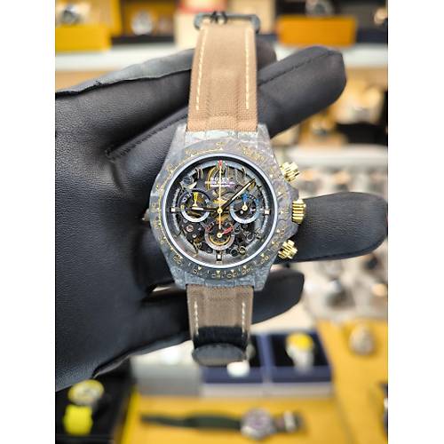DAYTONA DIW CARBON 4130 ARABIC ETA SAAT