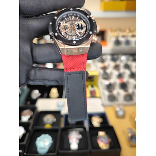 BIG BANG UNICO KING GOLD CRONOGRAPH REPL�KA SAAT