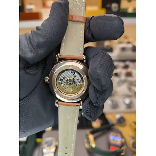 PATEK PHILIPPE CALATRAVA 2022 PILOT ROSE GOLD BROWN DIAL TRAVEL TIME 5524R-001ETA SAAT