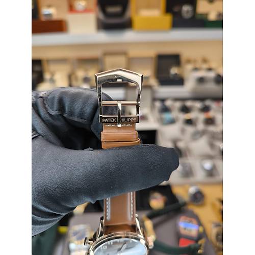 PATEK PHILIPPE CALATRAVA 2022 PILOT ROSE GOLD BROWN DIAL TRAVEL TIME 5524R-001ETA SAAT