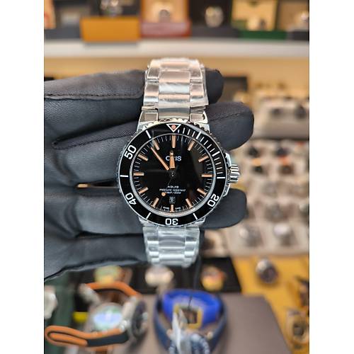 ORIS AQUIS DATE OTOMATIK O-73377304159-0782405PEB ETA SAAT
