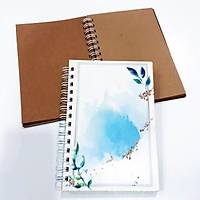 Ahap Kaplama Defter - Yeil Dal Bordr