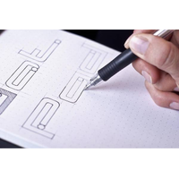 Rhodia Basic Noktal (Dot Pad) Bloknot A4+ Turuncu Kapak 210x318 mm 80 gr 80 Yaprak