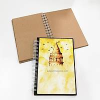 Ahap Kaplama Defter - Galata Kulesi