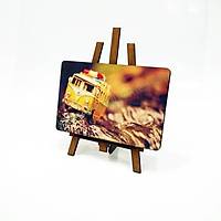 Ahşap Şövale - AS01-106 - Sarı Minibüs