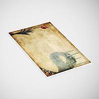 Kaligrafi Ka��t� 10'lu Paket - 200 gr Parlak Ku�e - CAM�L� VAV