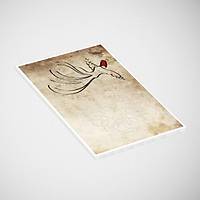 Kaligrafi Kağıtı 10'lu Paket - 120 gr Parlak Kuşe - Semazen Çizim