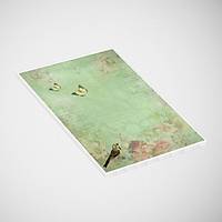 Kaligrafi Kağıtı 10'lu Paket - 120 gr Parlak Kuşe - Yeşil Kuşlu