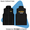 irket Logolu Baskl Softshell Yelek