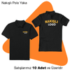 irket Logolu %100 Pamuk naklPolo Yaka  Tirt (Amerikan Pike)
