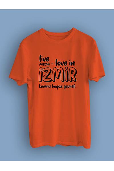 İzmir live Tasarımı (uniseks tişört)
