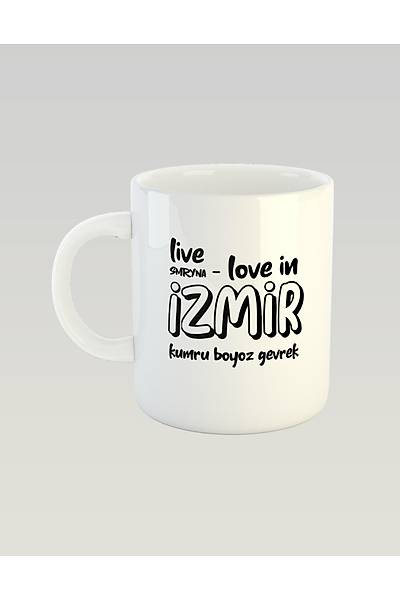 zmir Tasarm (Porselen Kupa)