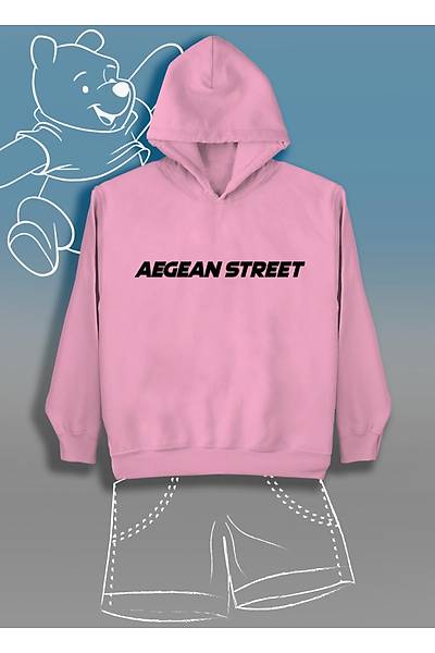 Aegean Street (Üniseks Çocuk Kapüşonlu)