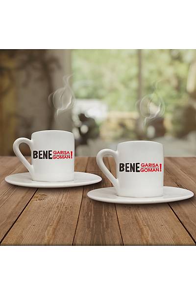 Bene Gara Goman (2li Kahve Fincan Set)