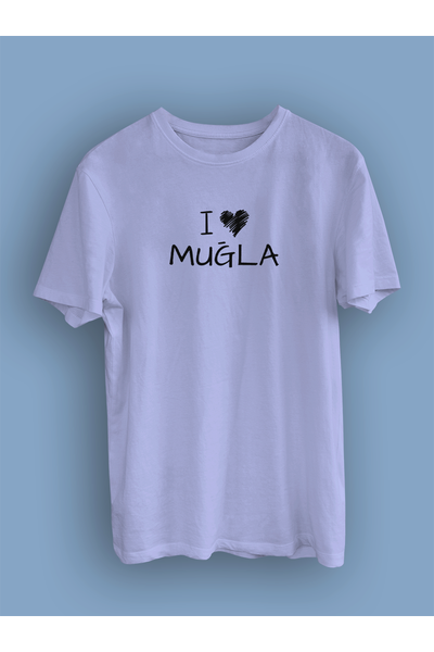 I Love Muðla (Üniseks Tiþört)