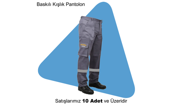 irket Logolu Baskl  (i Pantolonu Klk)