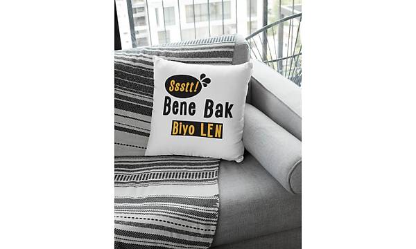 Ssst Bene Bak Biyo Len(Kare Yastk)