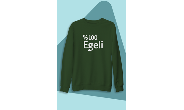 %100 Egeli (Üniseks Kapüşonsuz)